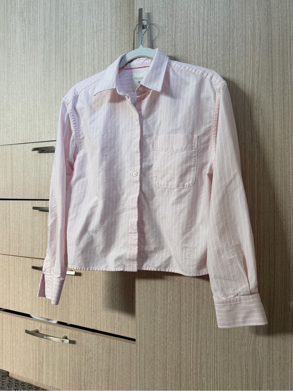 JW ANDERSON x Uniqlo Pink Pinstriped Cotton Button-Down Shirt